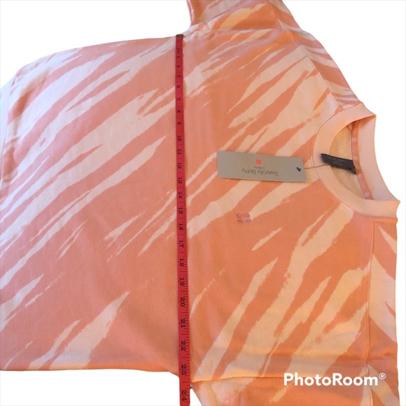 NWT Sweaty Betty Sweatshirt, M (runs large), creamsicle orange, soft and cozy! - Picture 12 of 15